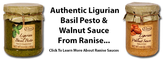 Ranise Sauces and Pesto Perfect w/ pasta from Alta Valle Scrivia 