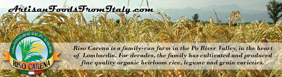 RISO CARENA Certified Organic Rice and Legumes