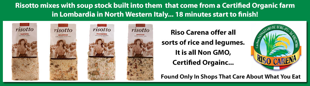 RISO CARENA Certified Organic Instant Risotto Mixes